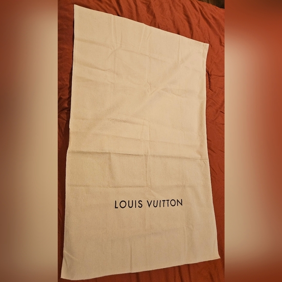 XL LOUIS VUITTON Fold Over Dust Bag Handbag Protector Tote Storage Luggage Cover - Picture 4 of 11